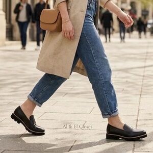 Vionic Cheryl II Black Nappa Leather Loafers Women’s Black Color 12W New in Box